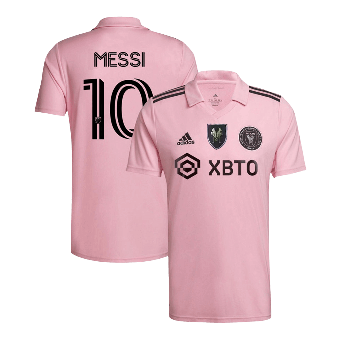 Tricouri Fotbal Inter Miami CF MESSI #10 Acasă 2023 (mărime mare)