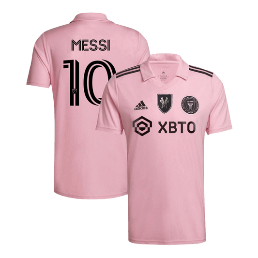 Tricouri Fotbal Inter Miami CF MESSI #10 Acasă 2023 (mărime mare)