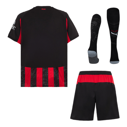 Set Tricouri Fotbal AC Milan Acasă 2025/26 - Premium
