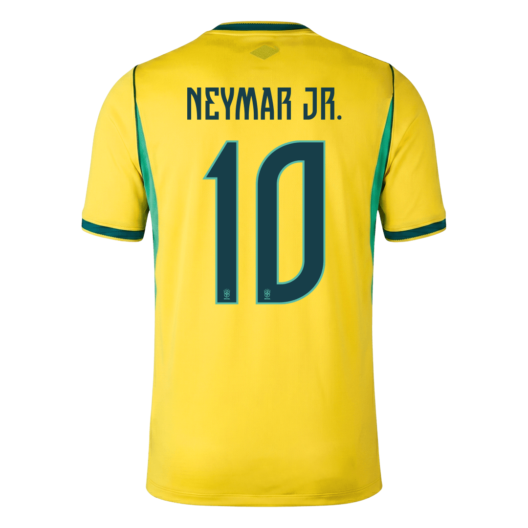 Tricouri Fotbal Brazilia NEYMAR JR. #10 Acasă Cupa Mondială 2026