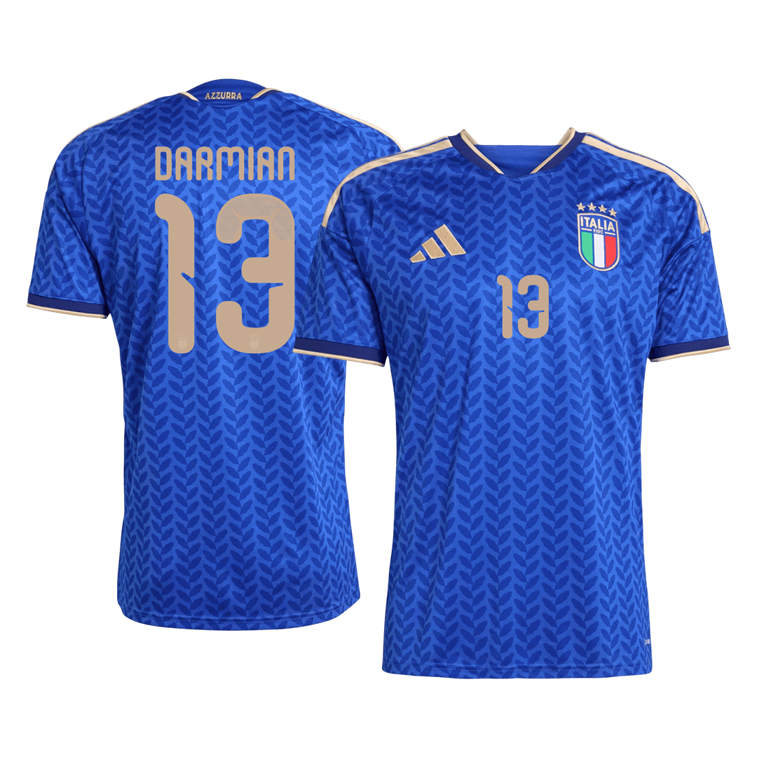 Tricouri Fotbal Italia DARMIAN #13 Acasă Cupa Mondială 2026