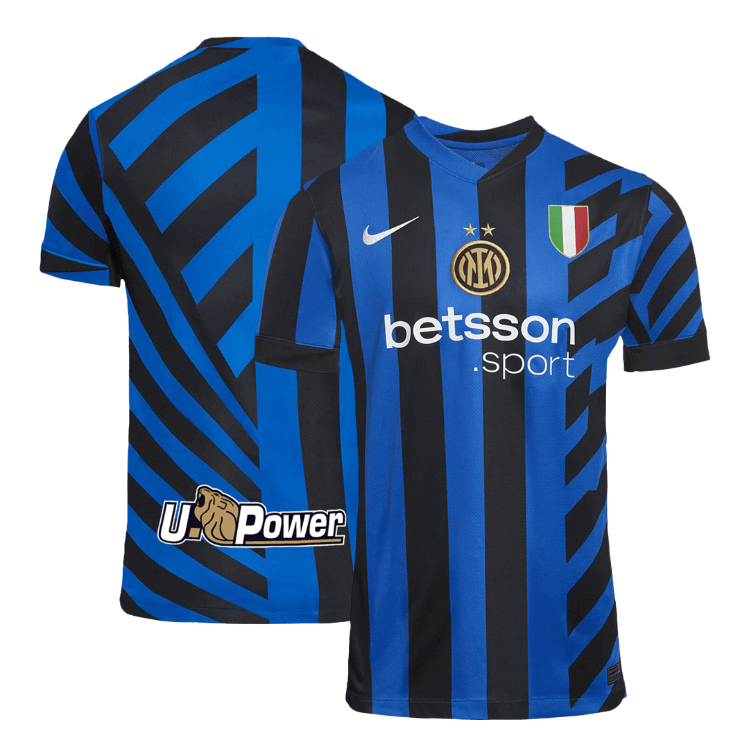 Tricouri Fotbal Inter Milano Acasă 2024/25 (mărime mare)