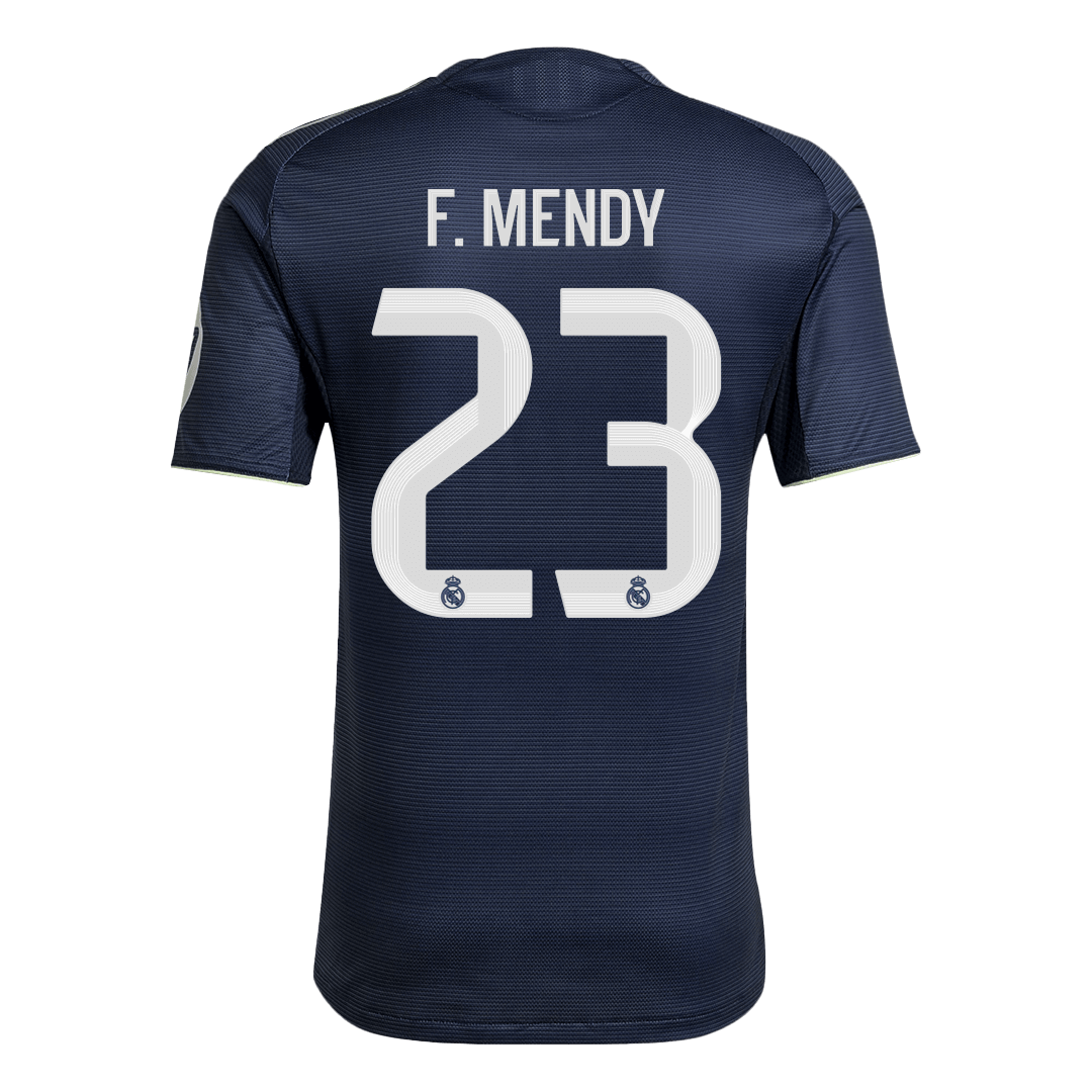 Tricouri Fotbal Real Madrid F.MENDY #23 Deplasare 2025/26 Authentic