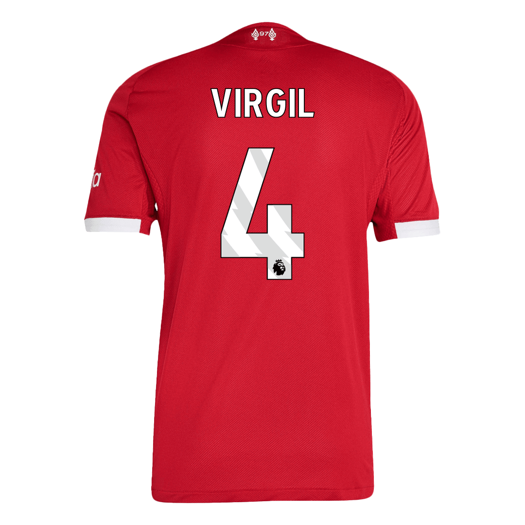 Tricouri Fotbal Liverpool VIRGIL #4 Acasă 2025/26 Authentic