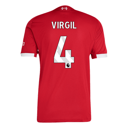 Tricouri Fotbal Liverpool VIRGIL #4 Acasă 2025/26 Authentic