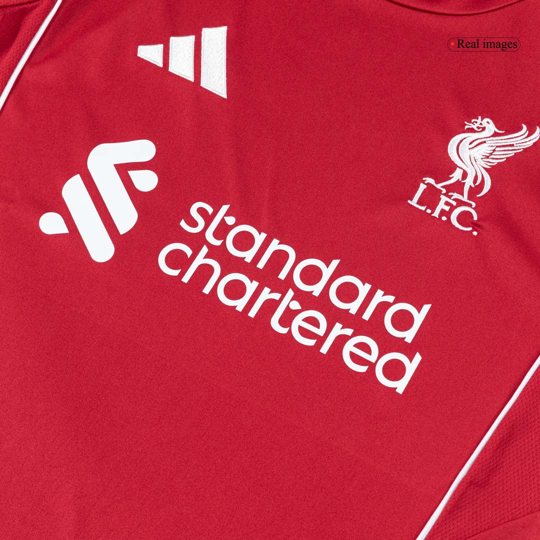 Set Tricouri Fotbal Liverpool Acasă 2025/26