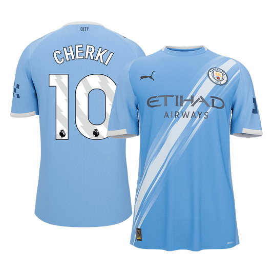 Tricouri Fotbal Manchester City CHERKI #10 Acasă 2025/26 - Premium
