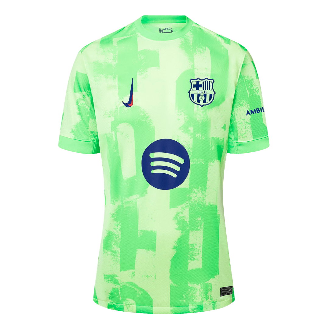 Tricouri Fotbal Barcelona Treilea 2024/25 (Spotify Logo Without Text) - Super (mărime mare)