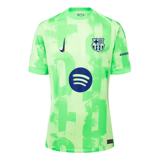 Tricouri Fotbal Barcelona Treilea 2024/25 (Spotify Logo Without Text) - Super (mărime mare)