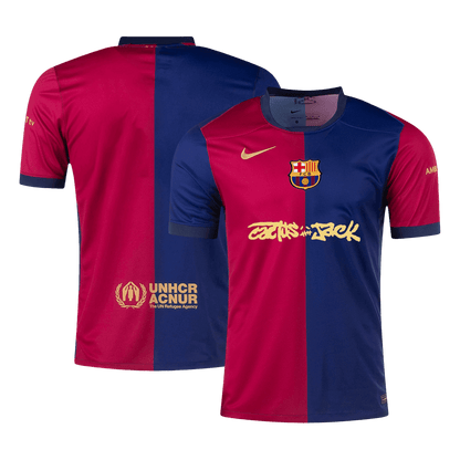 Tricouri Fotbal Barcelona X Travis Scott Acasă 2024/25