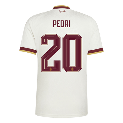 Tricouri Fotbal Spania PEDRI #20 Deplasare Cupa Mondială 2026