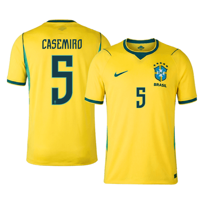 Tricouri Fotbal Brazilia CASEMIRO #5 Acasă Cupa Mondială 2026