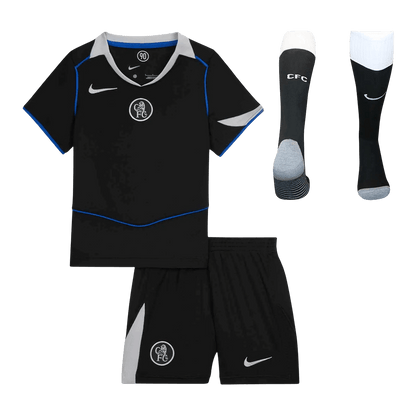 Set Tricouri Fotbal Chelsea Treilea 2025/26 Pentru Copii