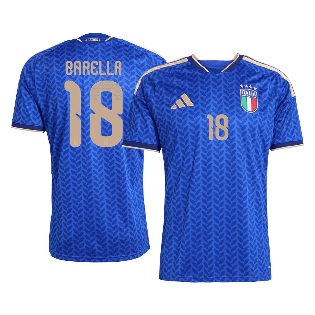 Tricouri Fotbal Italia BARELLA #18 Acasă Cupa Mondială 2026
