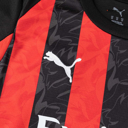 Set Tricouri Fotbal AC Milan Acasă 2025/26 Pentru Copii
