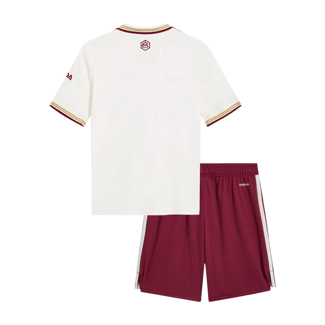 Set Tricouri Fotbal Arsenal Treilea 2025/26 Pentru Copii