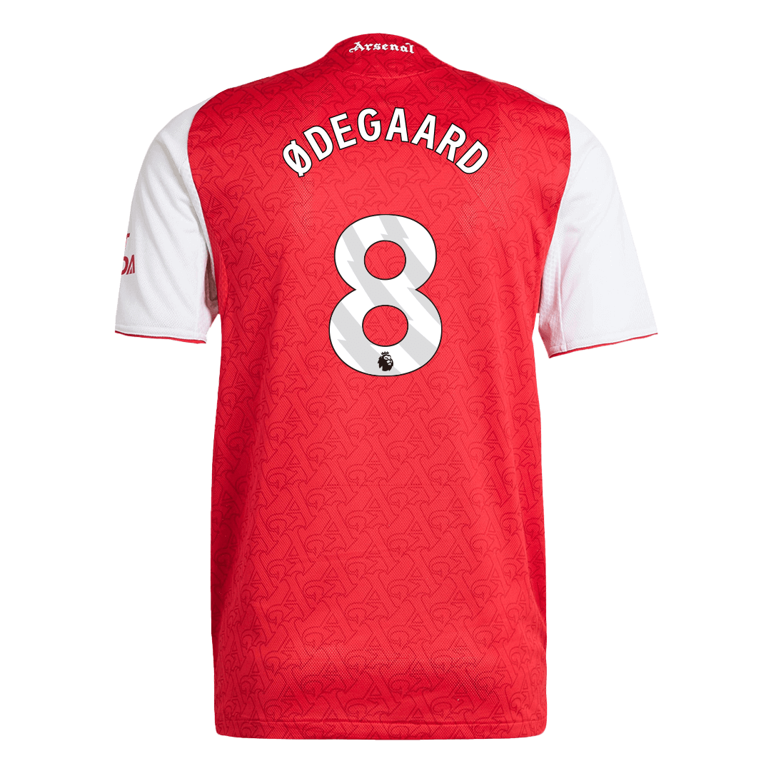Tricouri Fotbal Arsenal ØDEGAARD #8 Acasă 2025/26 Authentic