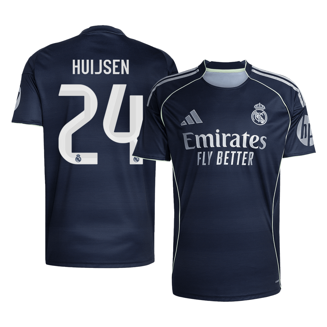 Tricouri Fotbal Real Madrid HUIJSEN #24 Deplasare 2025/26
