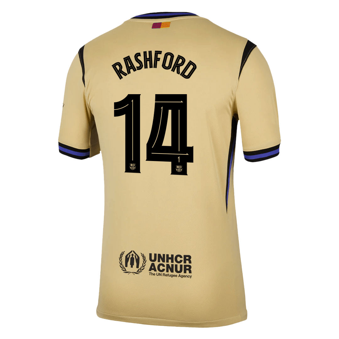 Tricouri Fotbal Barcelona RASHFORD #14 Deplasare 2025/26 - UCL