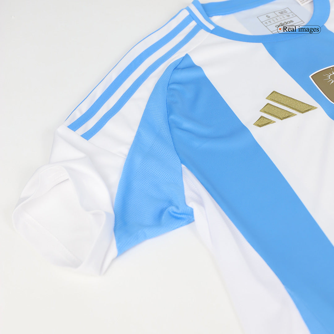 Tricouri Fotbal Argentina MESSI #10 Acasă 2024 (mărime mare)