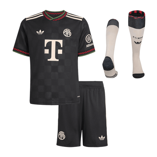 Set Tricouri Fotbal Bayern Munchen Treilea 2025/26 Pentru Copii