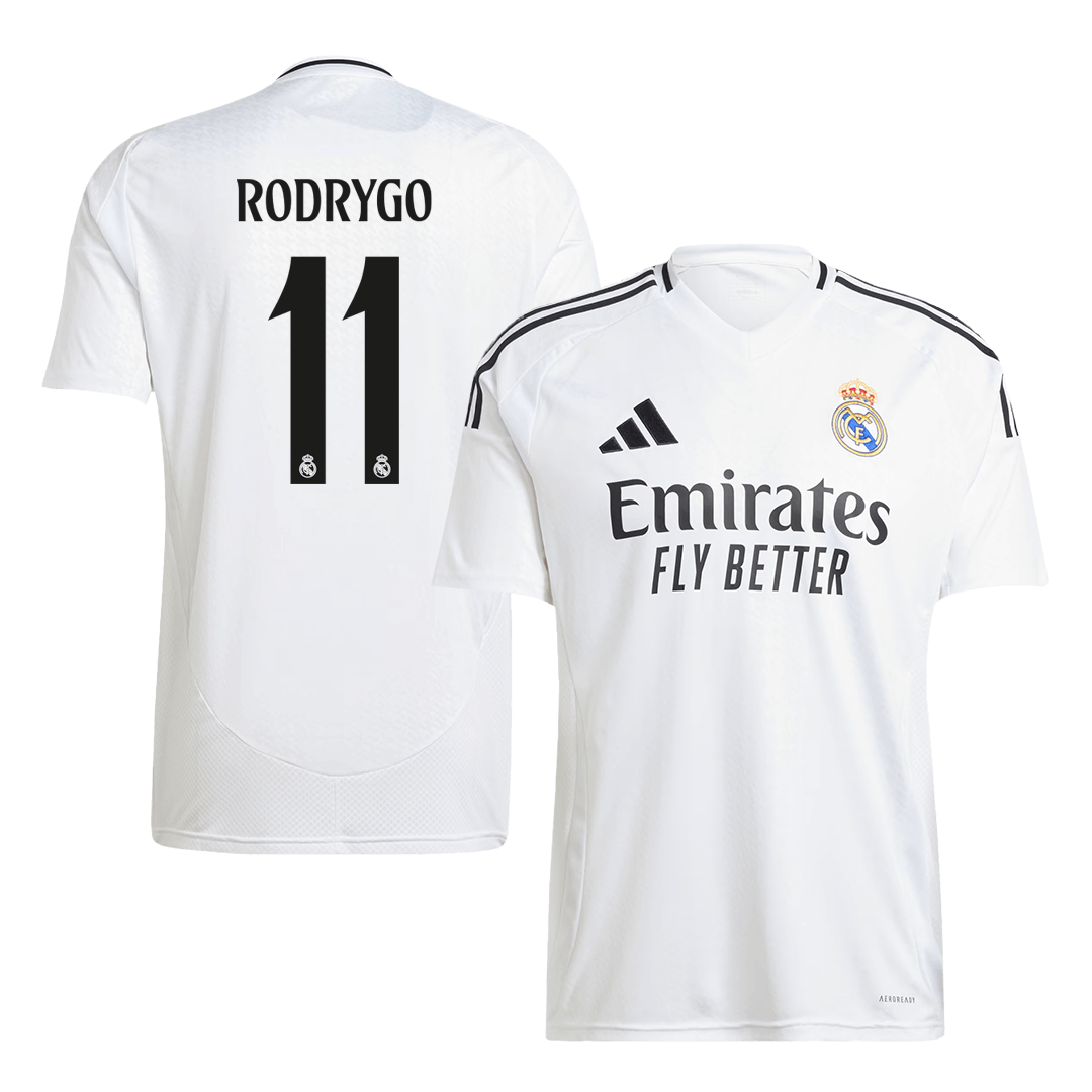 Tricouri Fotbal Real Madrid RODRYGO #11 Acasă 2024/25
