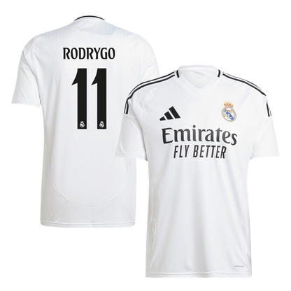 Tricouri Fotbal Real Madrid RODRYGO #11 Acasă 2024/25
