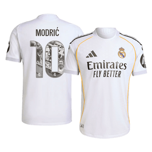 Tricouri Fotbal Real Madrid MODRIĆ Special #10 Acasă 2025/26 Authentic - Premium
