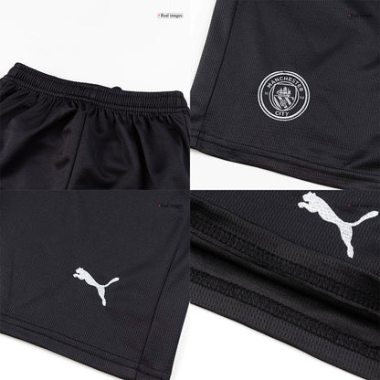 Set Tricouri Fotbal Manchester City Deplasare 2025/26 Pentru Copii