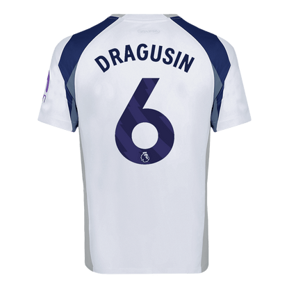 Tricouri Fotbal Tottenham Hotspur DRAGUSIN #6 Acasă 2025/26 (mărime mare)