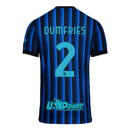 Tricouri Fotbal Inter Milano DUMFRIES #2 Acasă 2025/26 Authentic