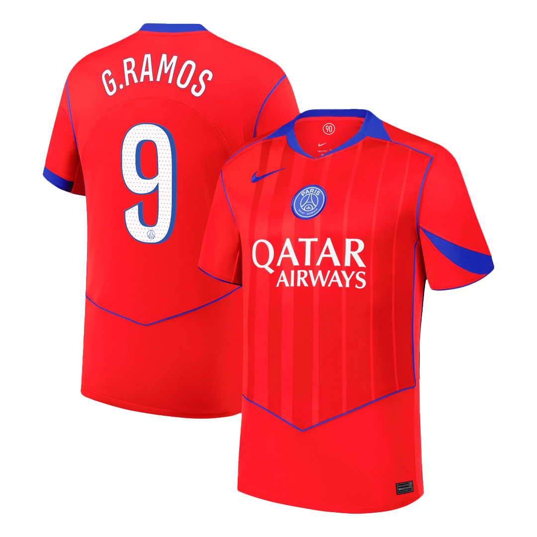 Tricouri Fotbal PSG G.RAMOS #9 Treilea 2025/26