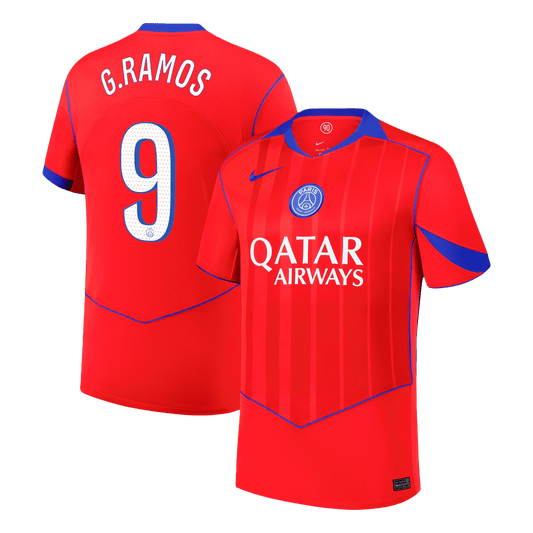 Tricouri Fotbal PSG G.RAMOS #9 Treilea 2025/26