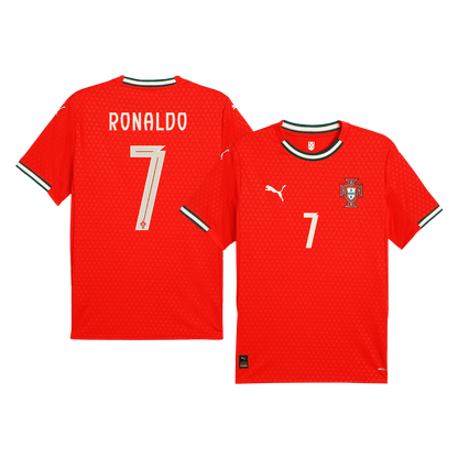 Tricouri Fotbal Portugalia RONALDO #7 Acasă 2025 (mărime mare)