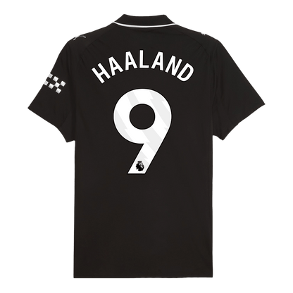 Tricouri Fotbal Manchester City HAALAND #9 Deplasare 2025/26 Authentic