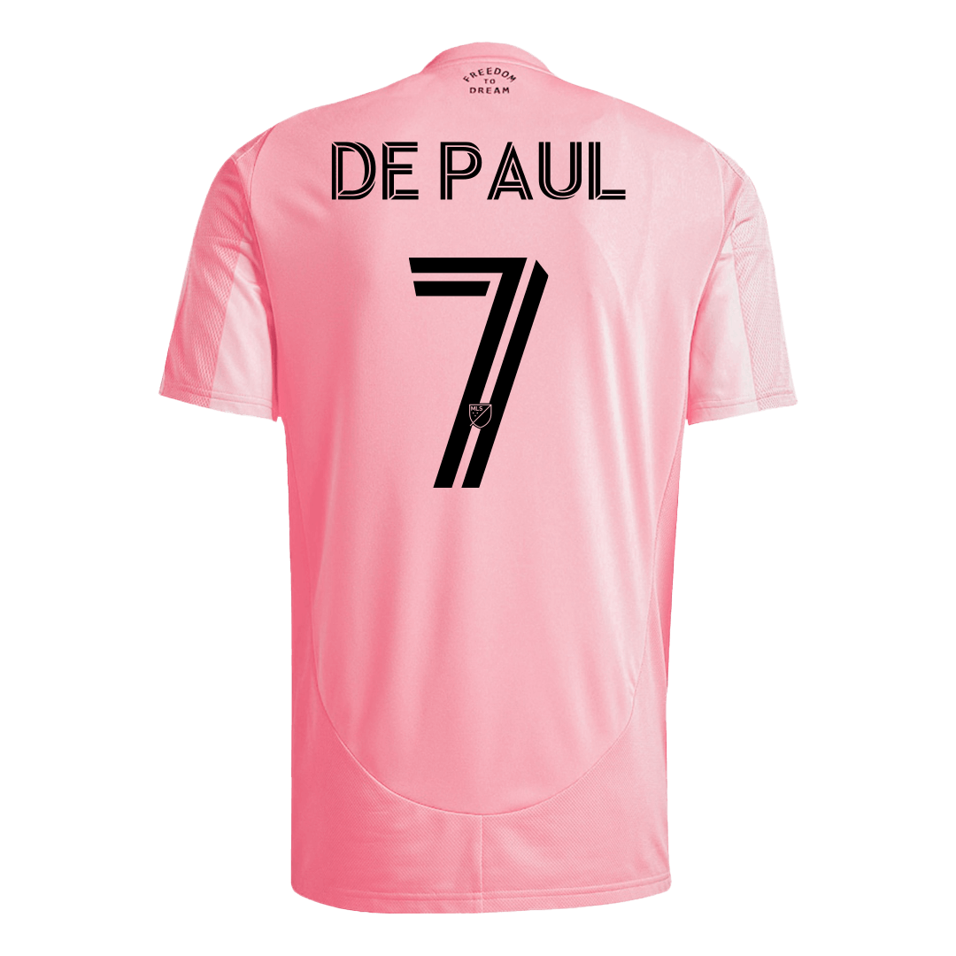 Tricouri Fotbal Inter Miami CF DE PAUL #7 Acasă 2025