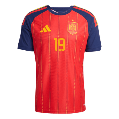 Tricouri Fotbal Spania LAMINE YAMAL #19 Acasă Cupa Mondială 2026 Authentic