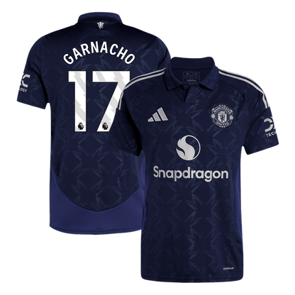 Tricouri Fotbal Manchester United GARNACHO #17 Deplasare 2024/25 (mărime mare)