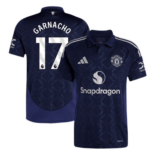 Tricouri Fotbal Manchester United GARNACHO #17 Deplasare 2024/25 (mărime mare)