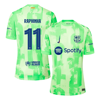 Tricouri Fotbal Barcelona RAPHINHA #11 Treilea 2024/25 UCL - Super (mărime mare)