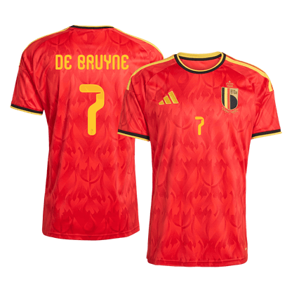 Tricouri Fotbal Belgium DE BRUYNE #7 Acasă Cupa Mondială 2026