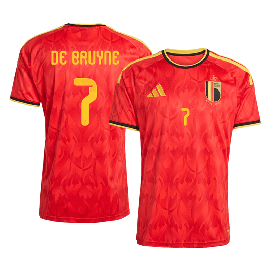 Tricouri Fotbal Belgium DE BRUYNE #7 Acasă Cupa Mondială 2026