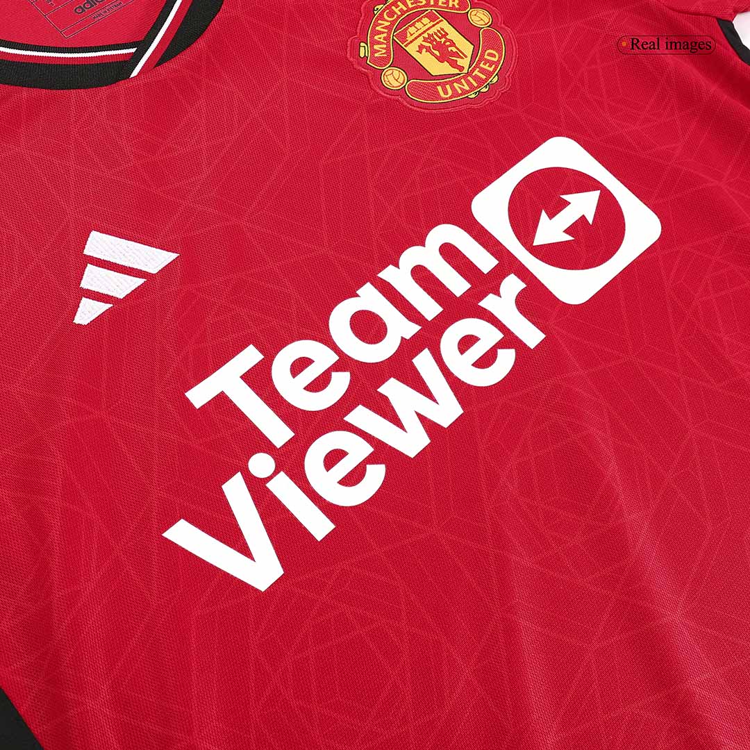 Tricouri Fotbal Manchester United HØJLUND #11 Acasă 2023/24