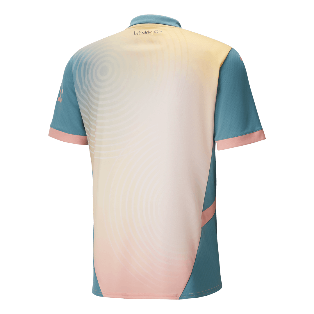 Tricouri Fotbal Manchester City Al Patrulea 2024/25 - Definitely City (mărime mare)