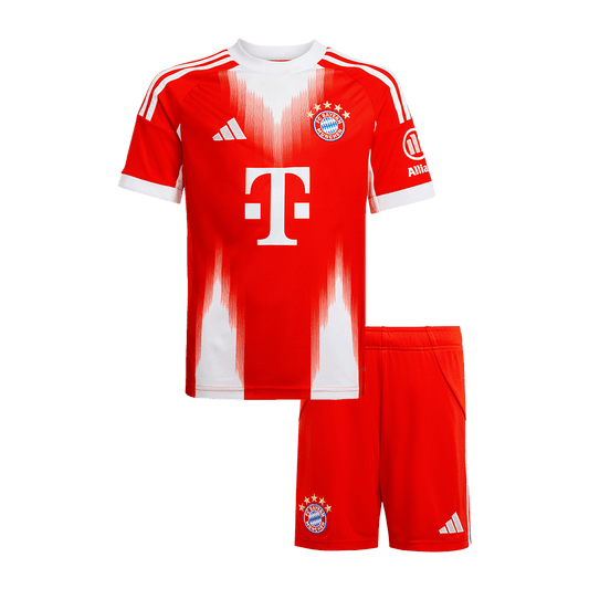 Set Tricouri Fotbal Bayern Munchen Acasă 2025/26 Pentru Copii