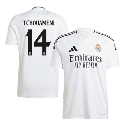 Tricouri Fotbal Real Madrid TCHOUAMENI #14 Acasă 2024/25