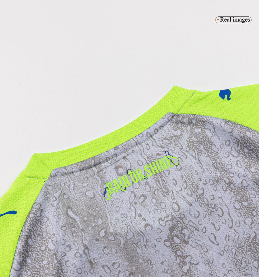 Set Tricouri Fotbal Manchester City Treilea 2025/26 Pentru Copii