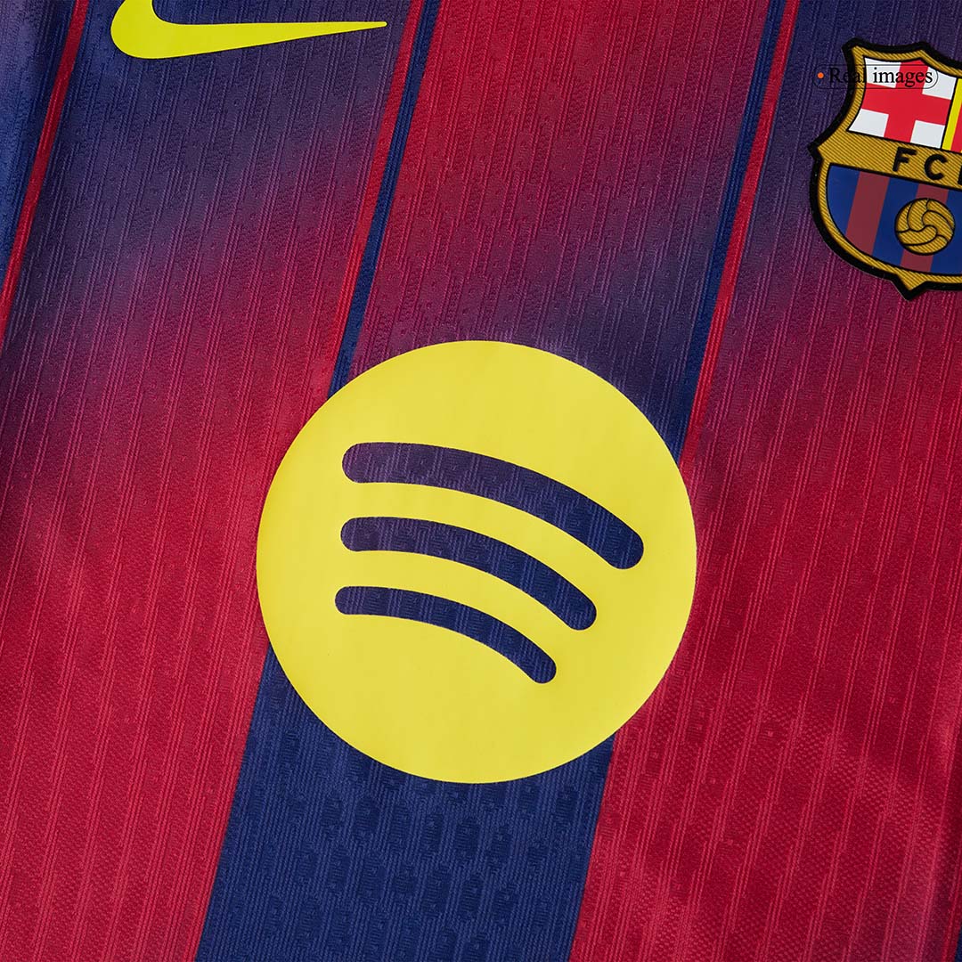 Tricouri Fotbal Barcelona LAMINE YAMAL #10 Acasă 2025/26 Authentic - Kopa Trophy Edition