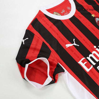 Tricouri Fotbal AC Milan Acasă 2024/25 (mărime mare)