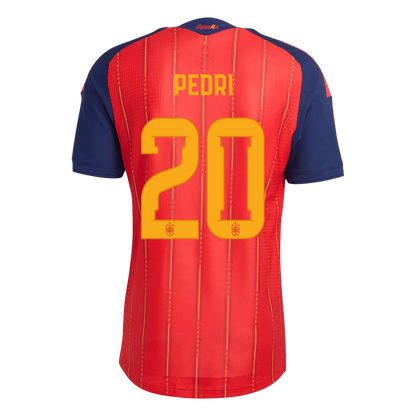 Tricouri Fotbal Spania PEDRI #20 Acasă Cupa Mondială 2026 Authentic